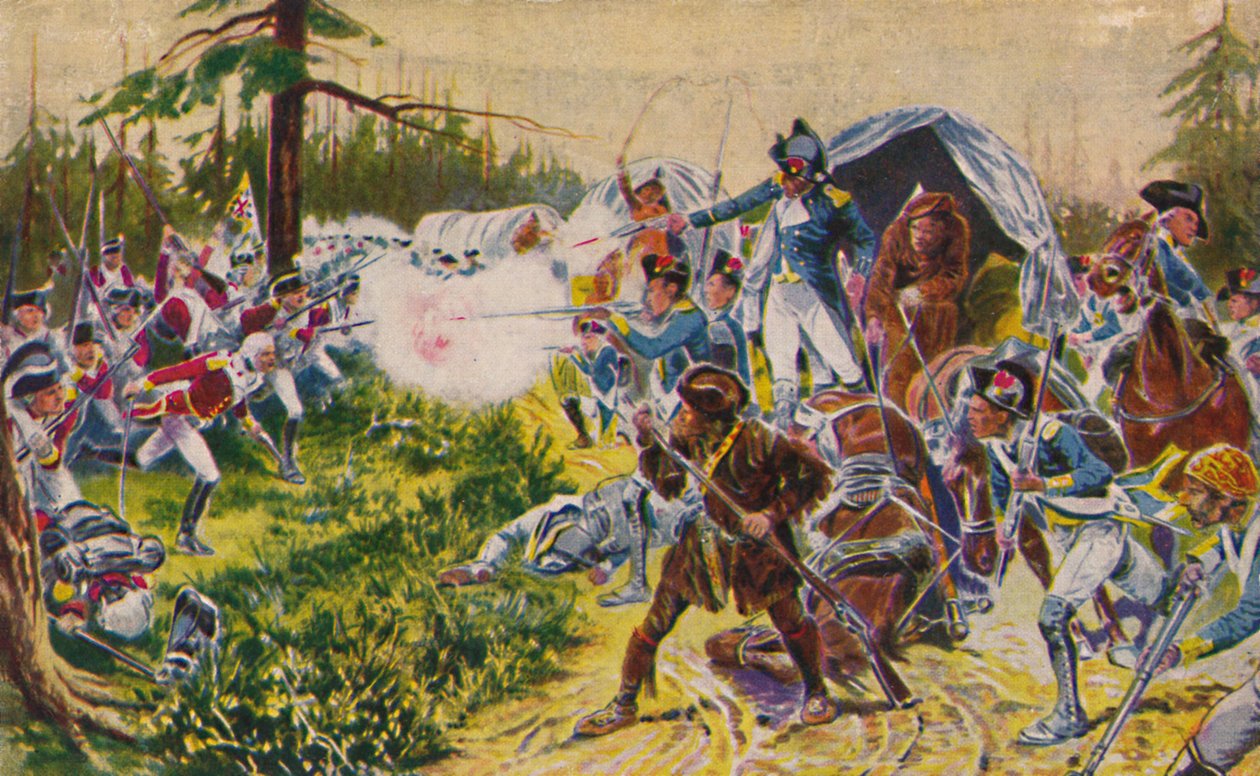 द ड्यूक ऑफ कॉर्नवल्स लाइट इन्फैंट्री ... ब्रांडीवाइन, 1777, 1939 में द्वारा अज्ञात