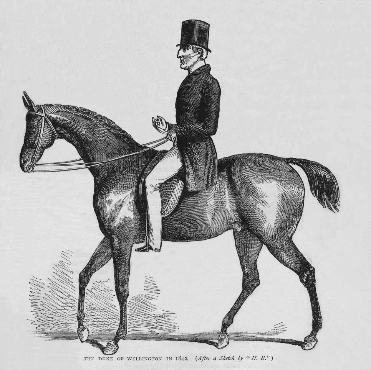 द ड्यूक ऑफ वेलिंगटन, c1842 1878 द्वारा अज्ञात