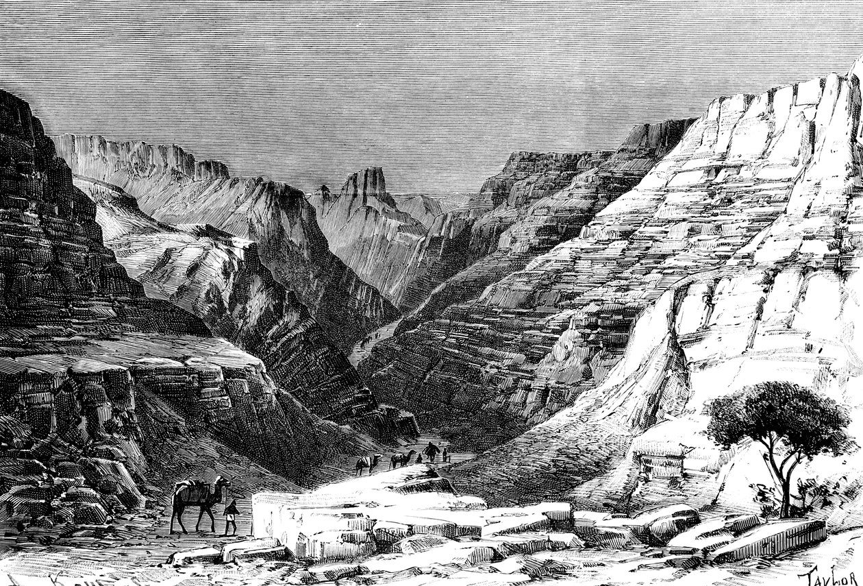 Egueri Gorge, उत्तरी अफ्रीका, 1895 द्वारा अज्ञात