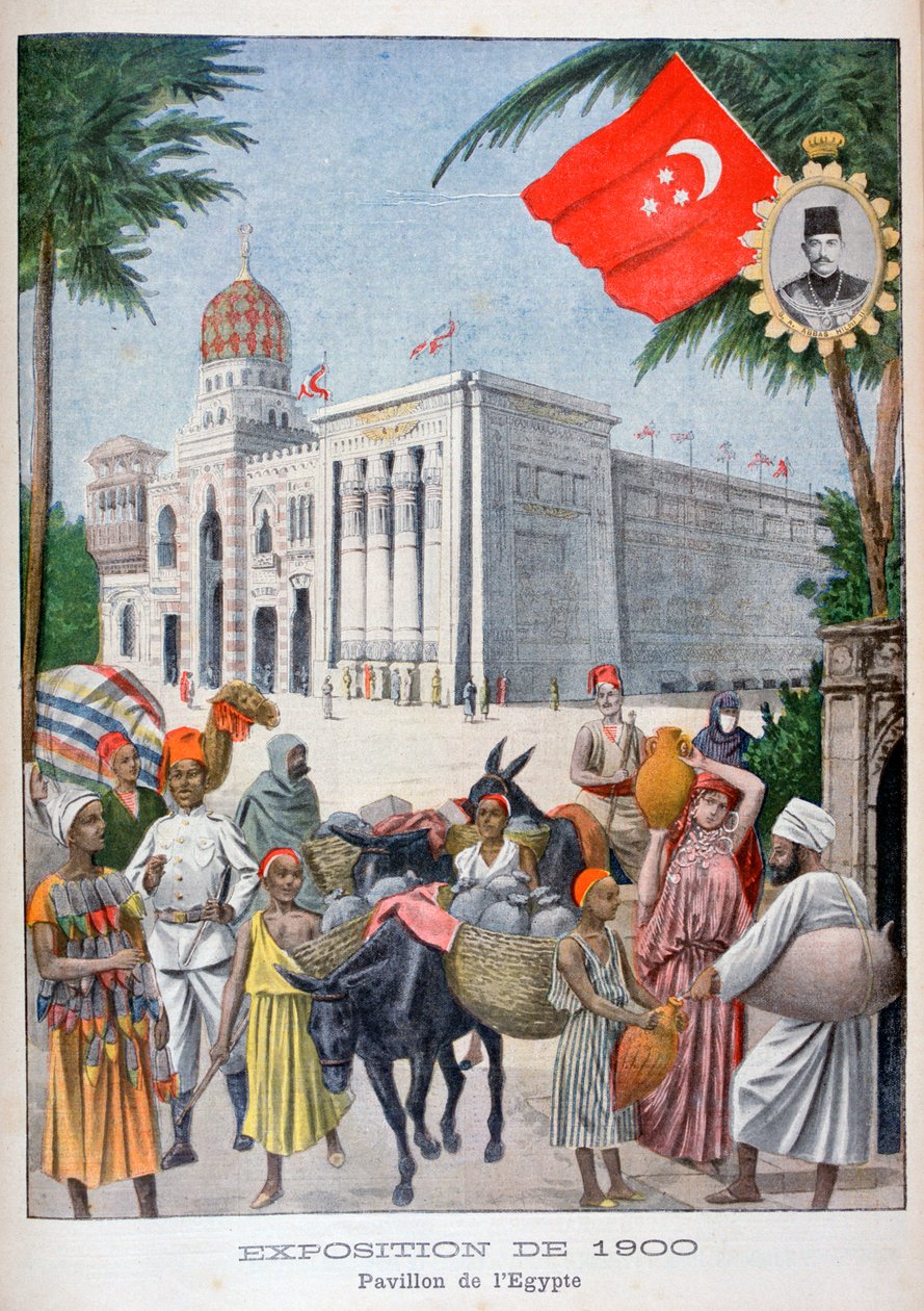 1900, पेरिस, 1900 की सार्वभौमिक प्रदर्शनी में मिस्र का मंडप द्वारा अज्ञात