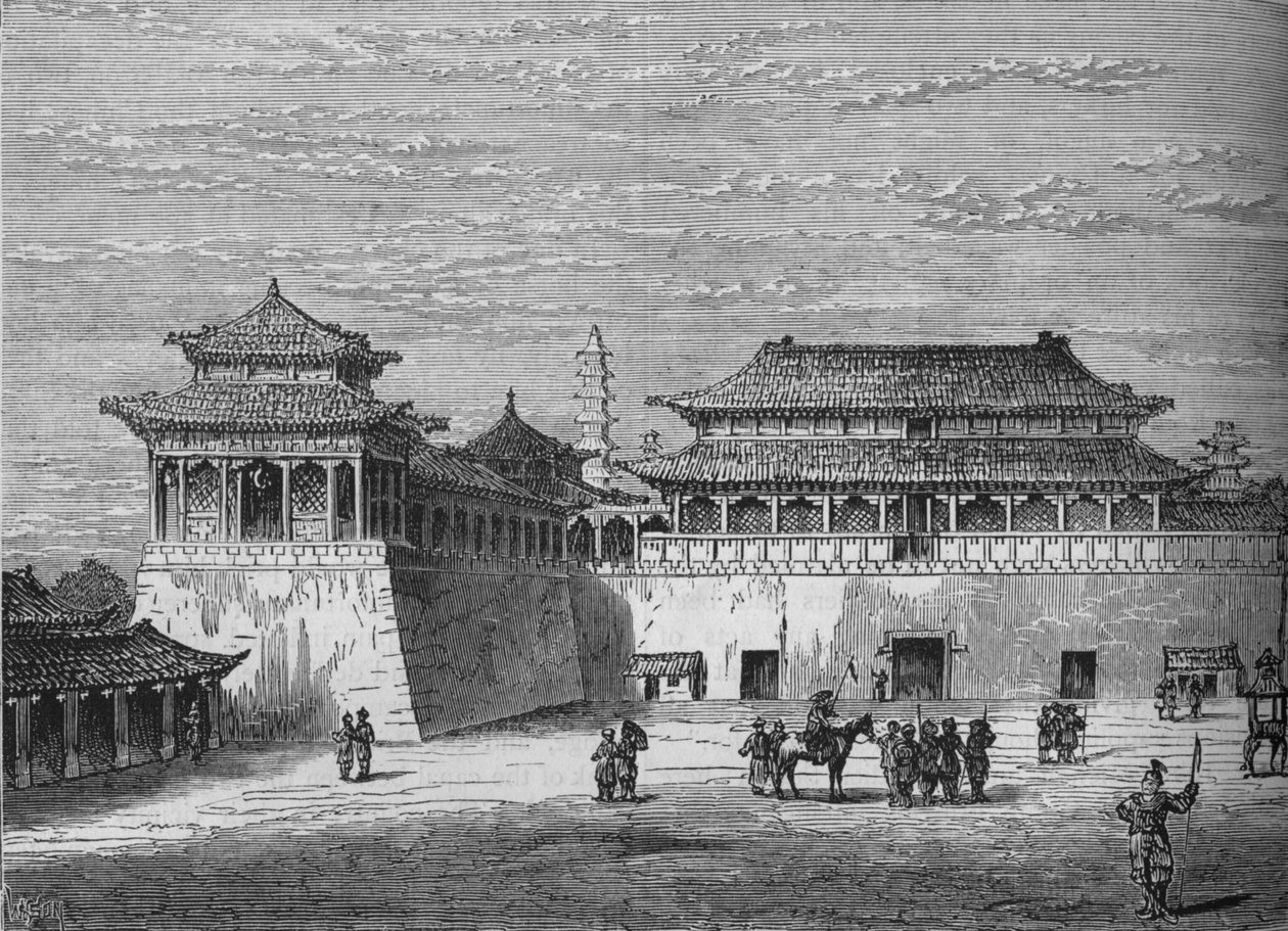 एम्परर्स पैलेस, पेकिन, c1880 द्वारा अज्ञात