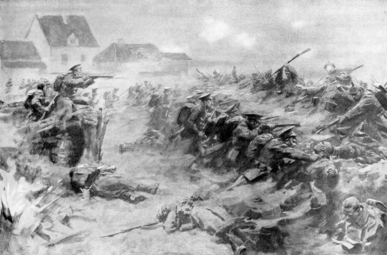 11 नवंबर 1914, 1926 को Ypres मोर्चे, बेल्जियम में जर्मन ने जर्मन को वापस ला दिया द्वारा अज्ञात