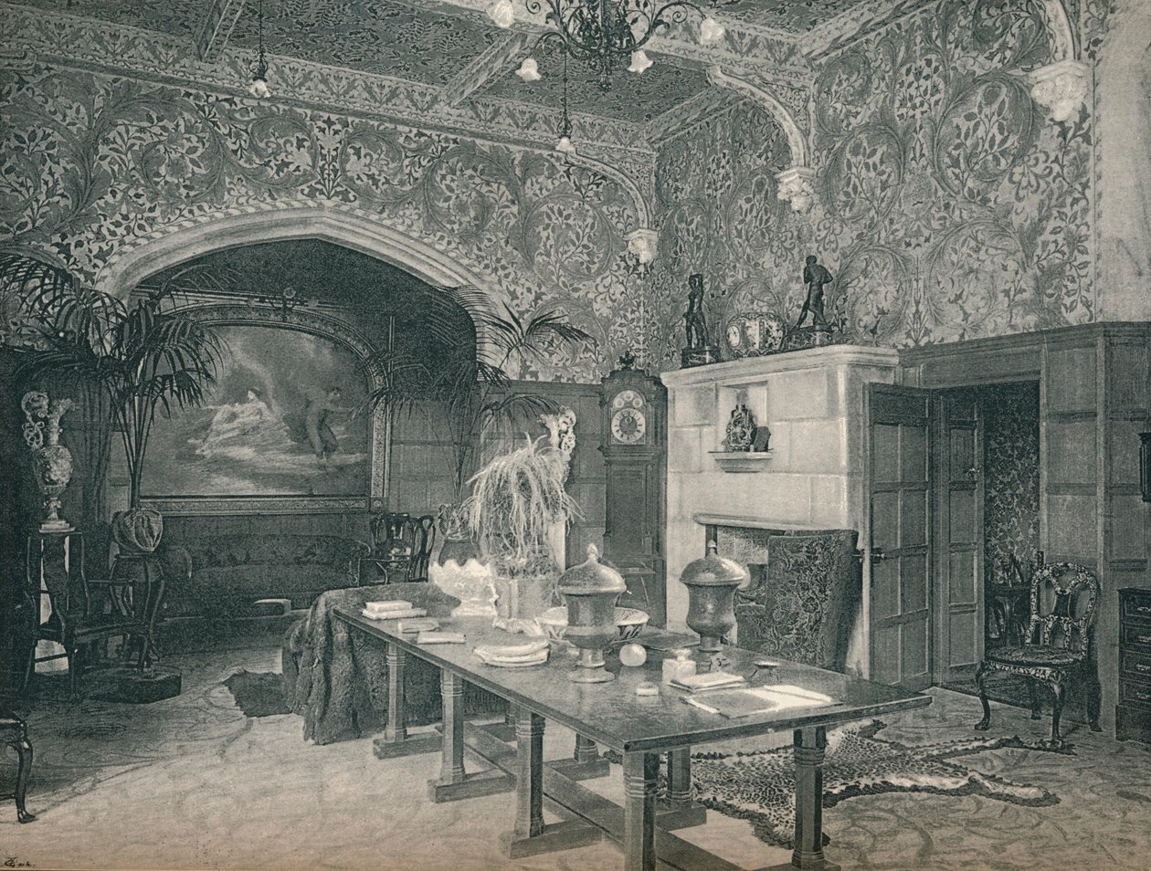 स्टैनमोर हॉल का प्रवेश द्वार, c1891 द्वारा अज्ञात