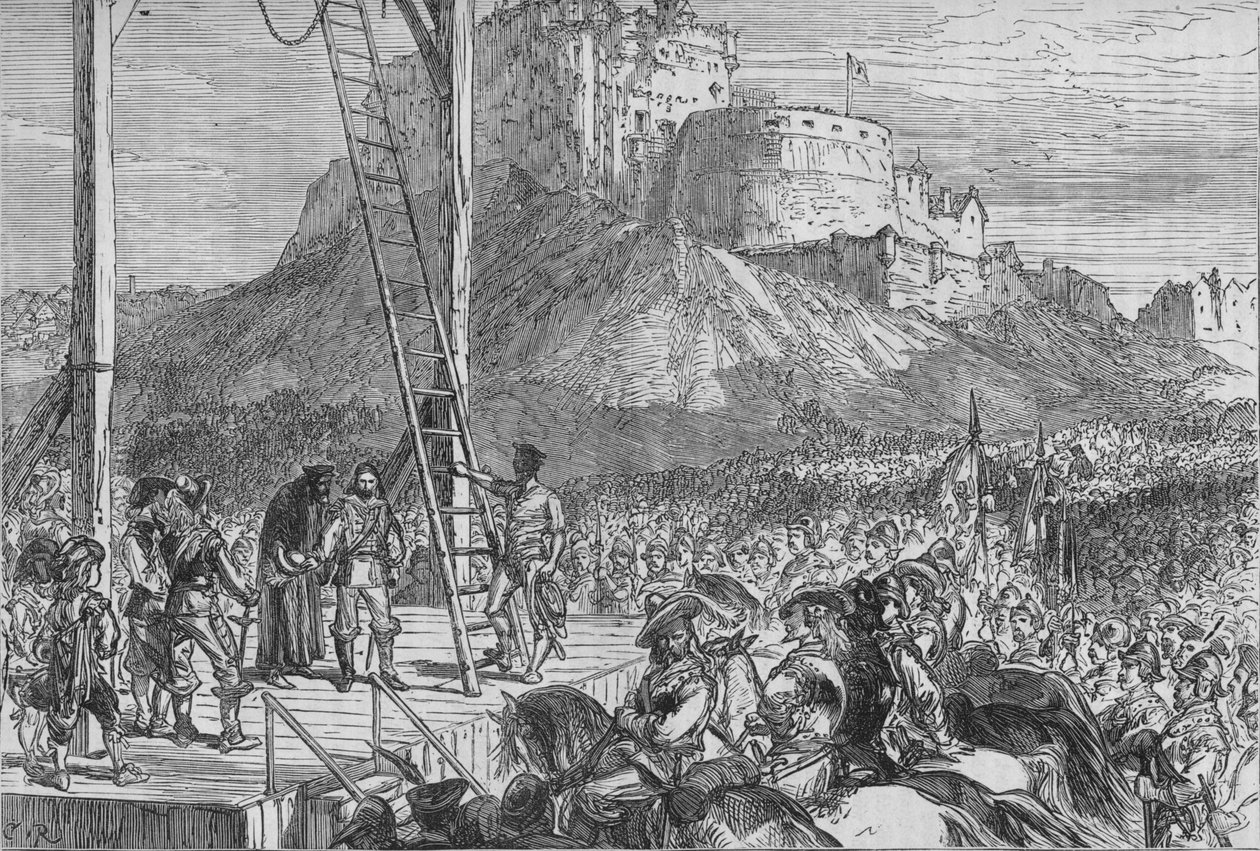 मोंट्रोस का निष्पादन, c1880 द्वारा अज्ञात