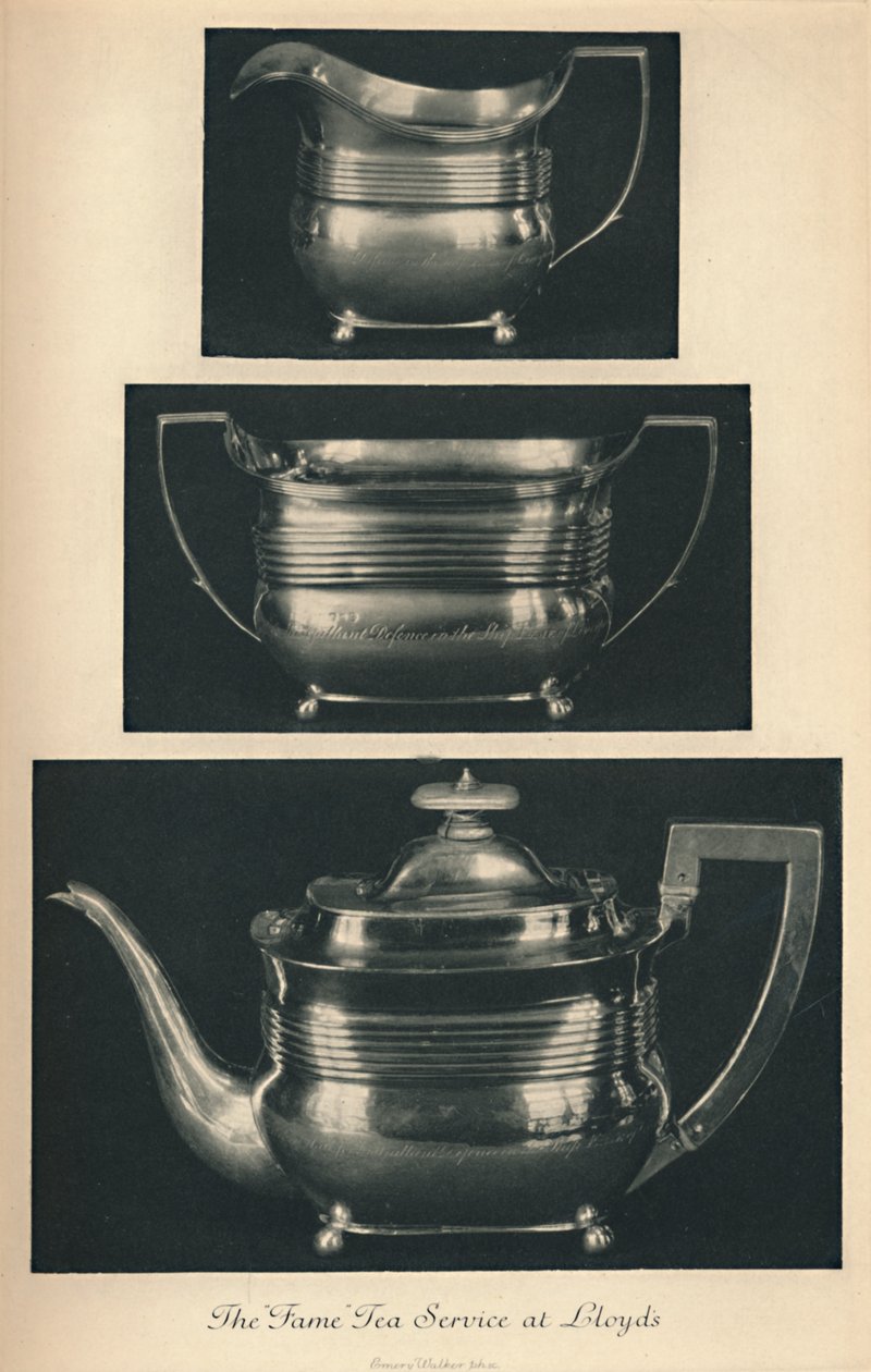 लॉयड्स में फेम टी सर्विस, c1804, 1928 द्वारा अज्ञात