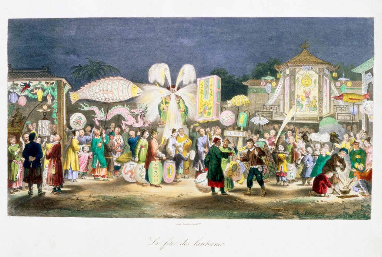 लालटेन का त्यौहार, चीन, 1824-1827 द्वारा अज्ञात