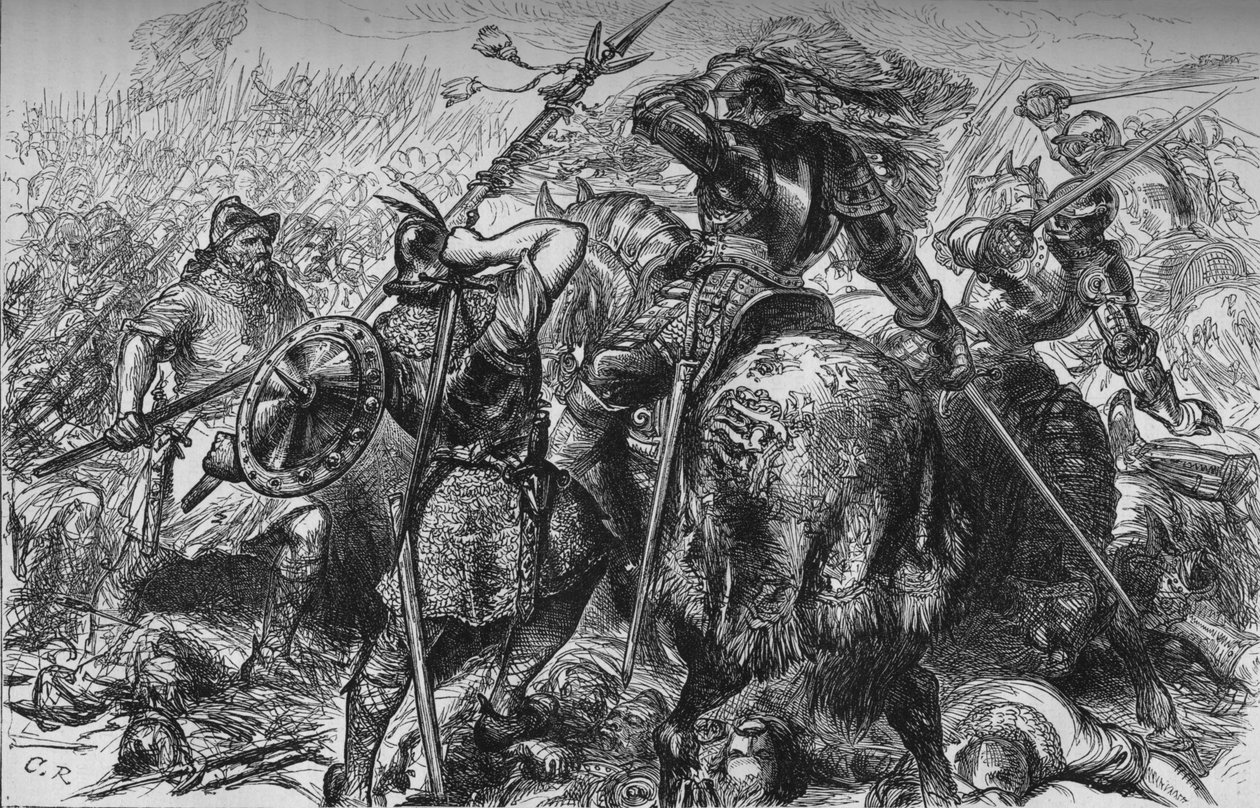 पिंकी में मानक के लिए लड़ाई, 10 सितंबर 1547, c1880 द्वारा अज्ञात