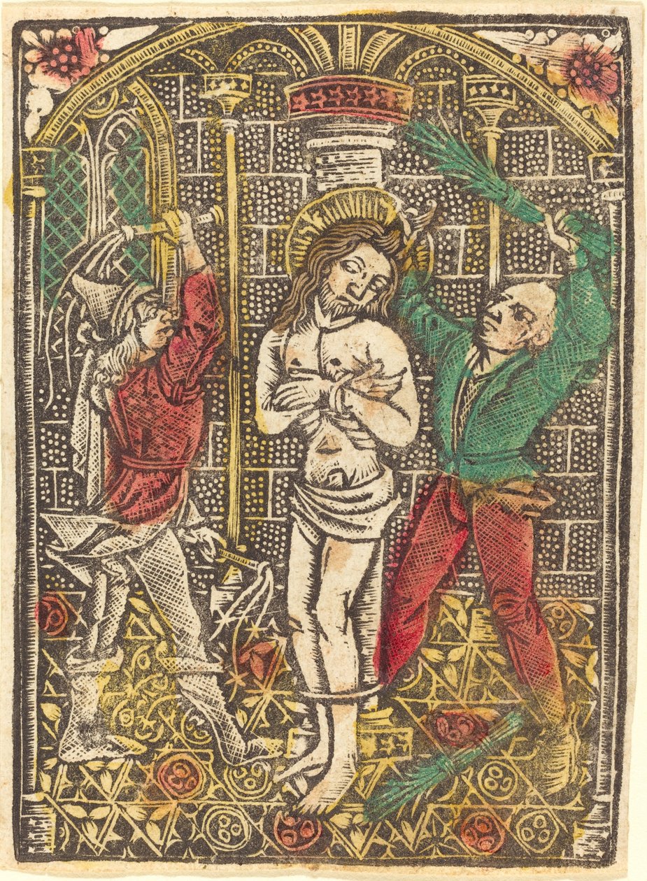 द फ्लैगेलेशन, सी. 1480. द्वारा अज्ञात