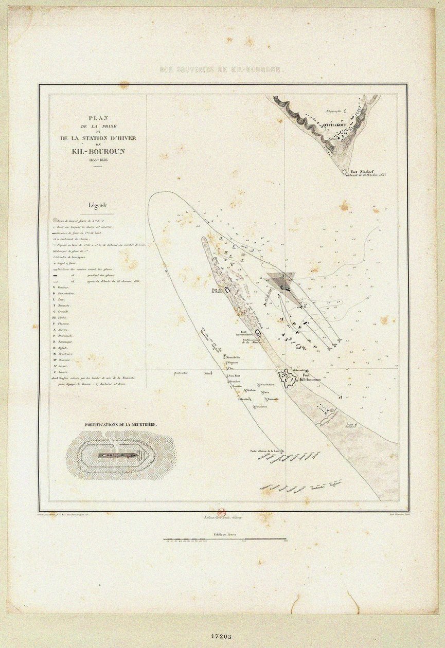 1855-1856, 1856 की घेराबंदी पर फ्लोटिंग बैटरी द्वारा अज्ञात