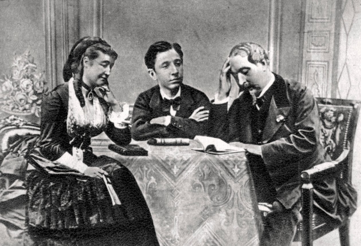 निर्वासन में फ्रेंच इंपीरियल फैमिली, 1871-1873 में चिसलहर्स्ट, केंट द्वारा अज्ञात