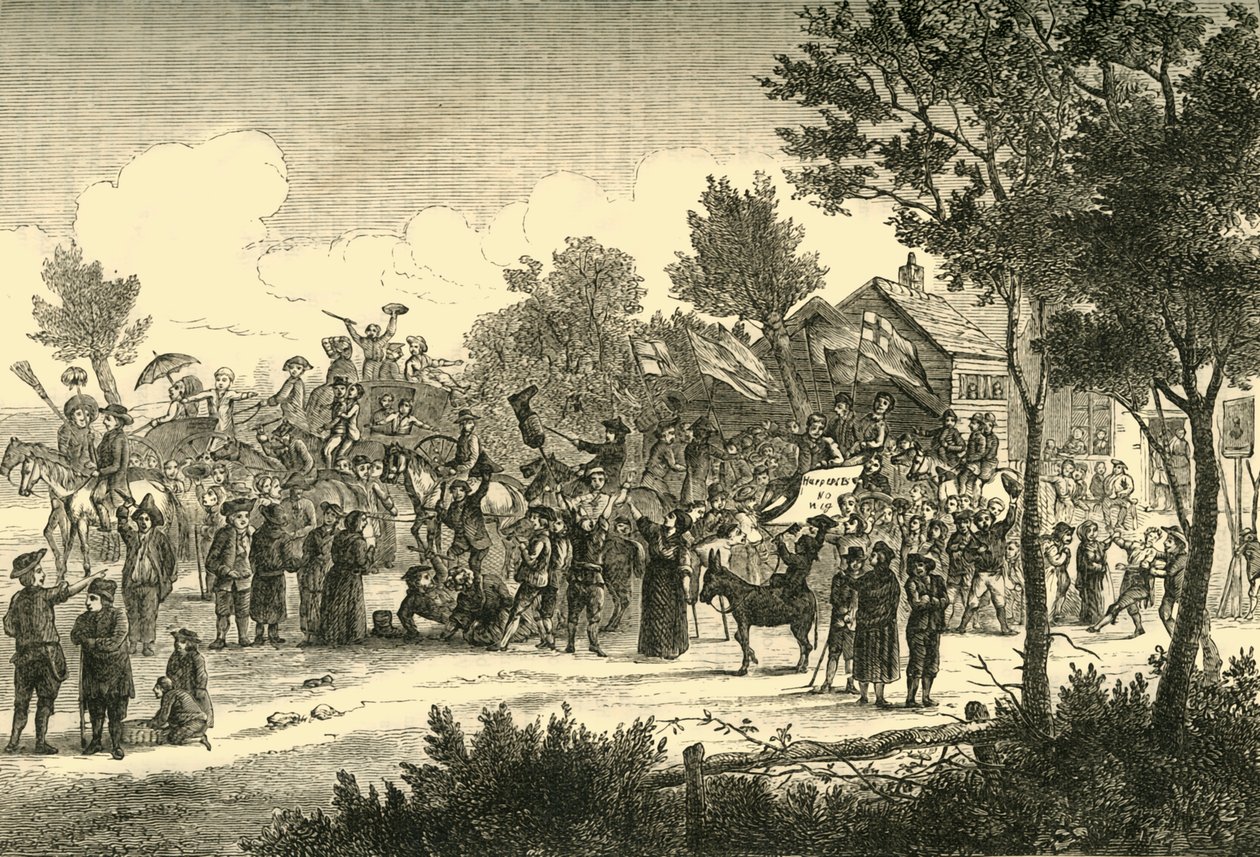 द गर्राट इलेक्शन, c1878 द्वारा अज्ञात