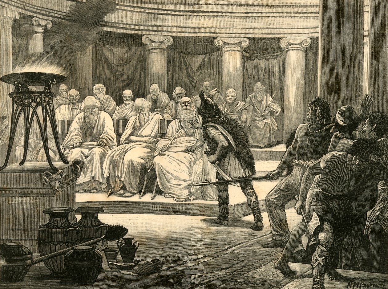 द गल्स इन रोम, 1890। द्वारा अज्ञात