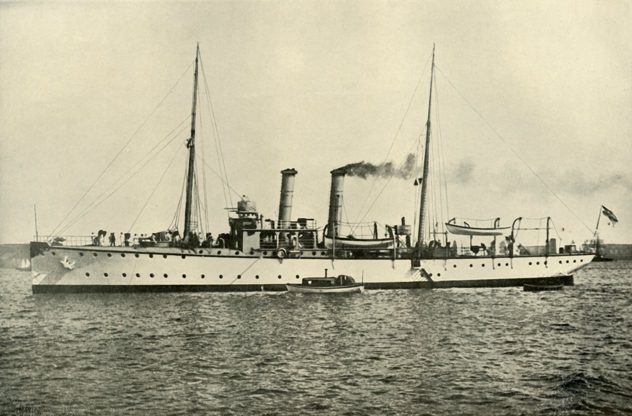 जर्मन गनबोट पैंथर, 1919। द्वारा अज्ञात