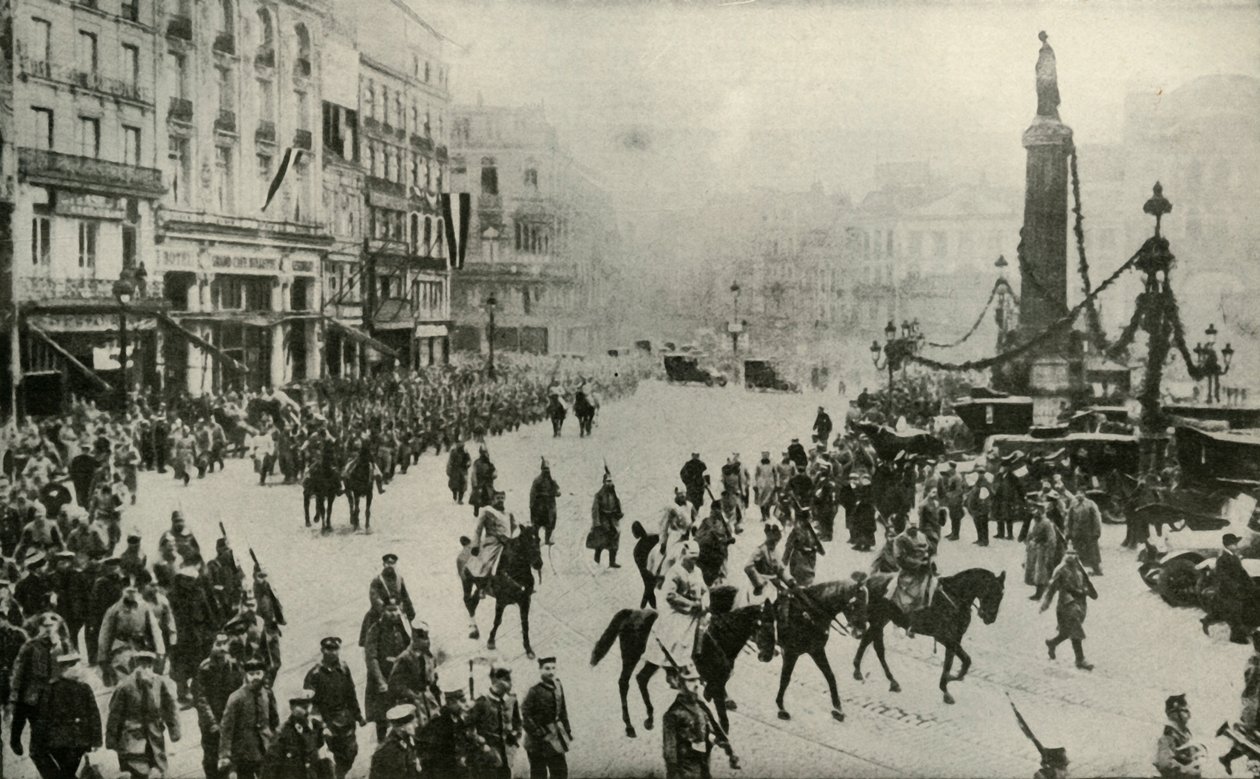 जर्मन ऑक्युपेशन ऑफ लिले, 1914, 1919। द्वारा अज्ञात