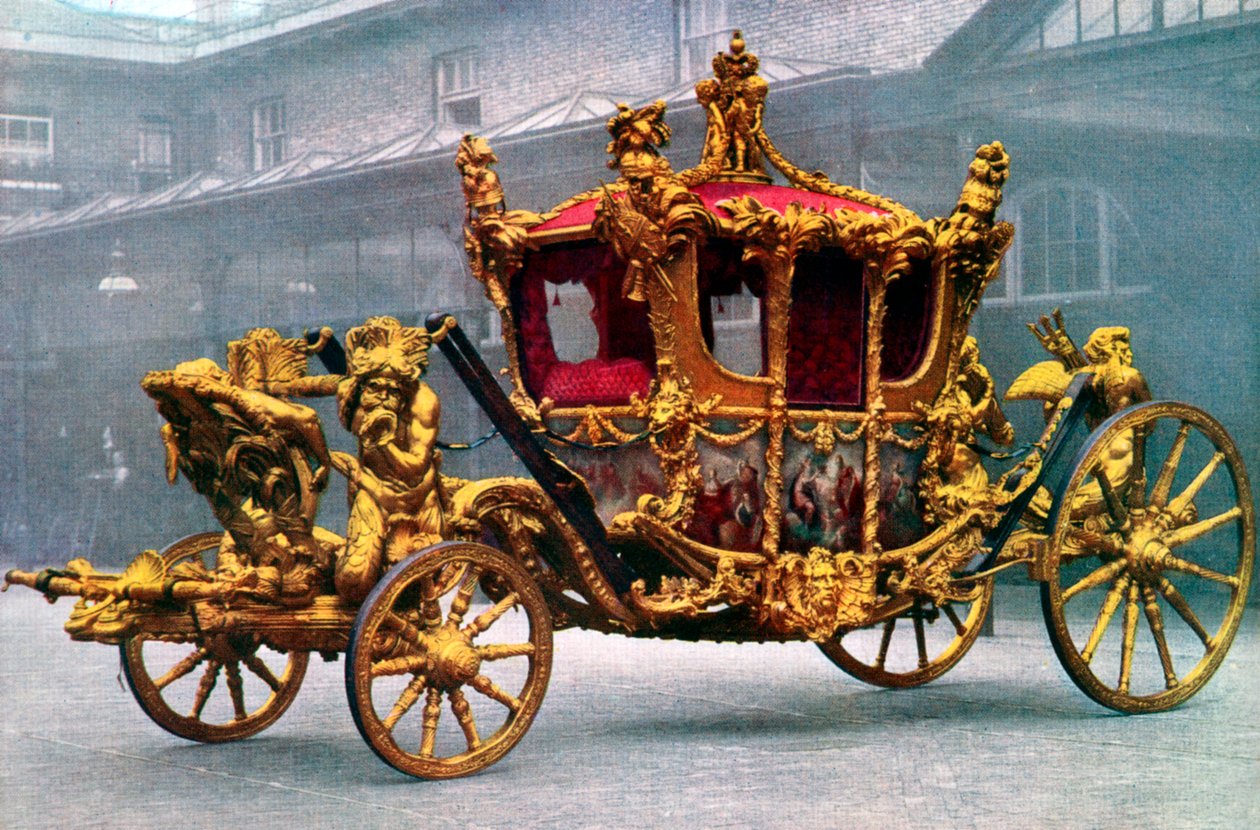 द गोल्ड स्टेट कोच, 1762, 1937 द्वारा अज्ञात