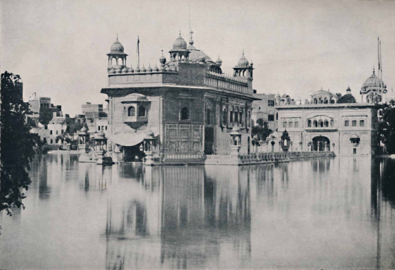 स्वर्ण मंदिर, अमृतसर, 1936। द्वारा अज्ञात