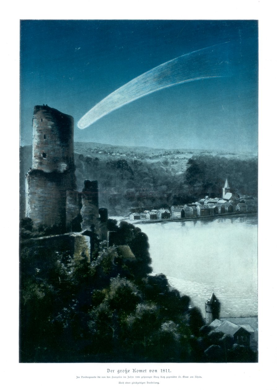 1811, 1900 का महान धूमकेतु द्वारा अज्ञात