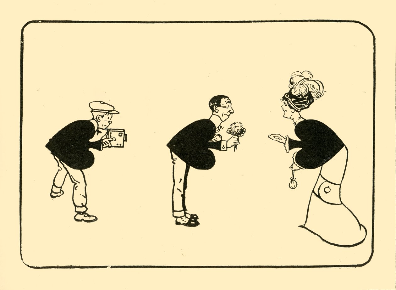 तीनों हुकुमों को सलाम, 1910। द्वारा अज्ञात