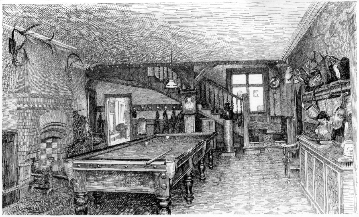 सिल्वरबेक पर हॉल, c1880-1882 द्वारा अज्ञात