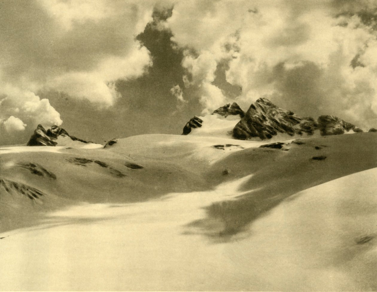 हॉलस्टेटर ग्लेशियर, डचेस्टीन पर्वत, ऊपरी ऑस्ट्रिया, c1935। द्वारा अज्ञात