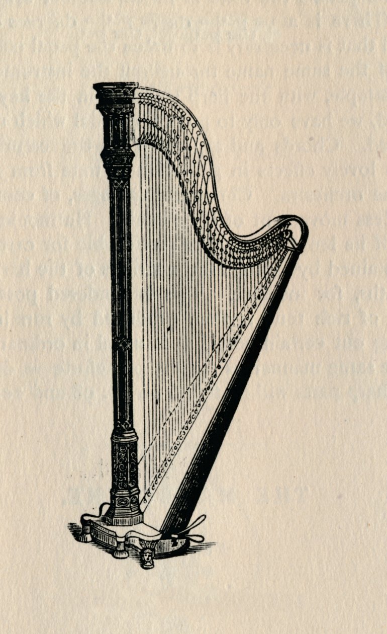 द हार्प, 1895। द्वारा अज्ञात