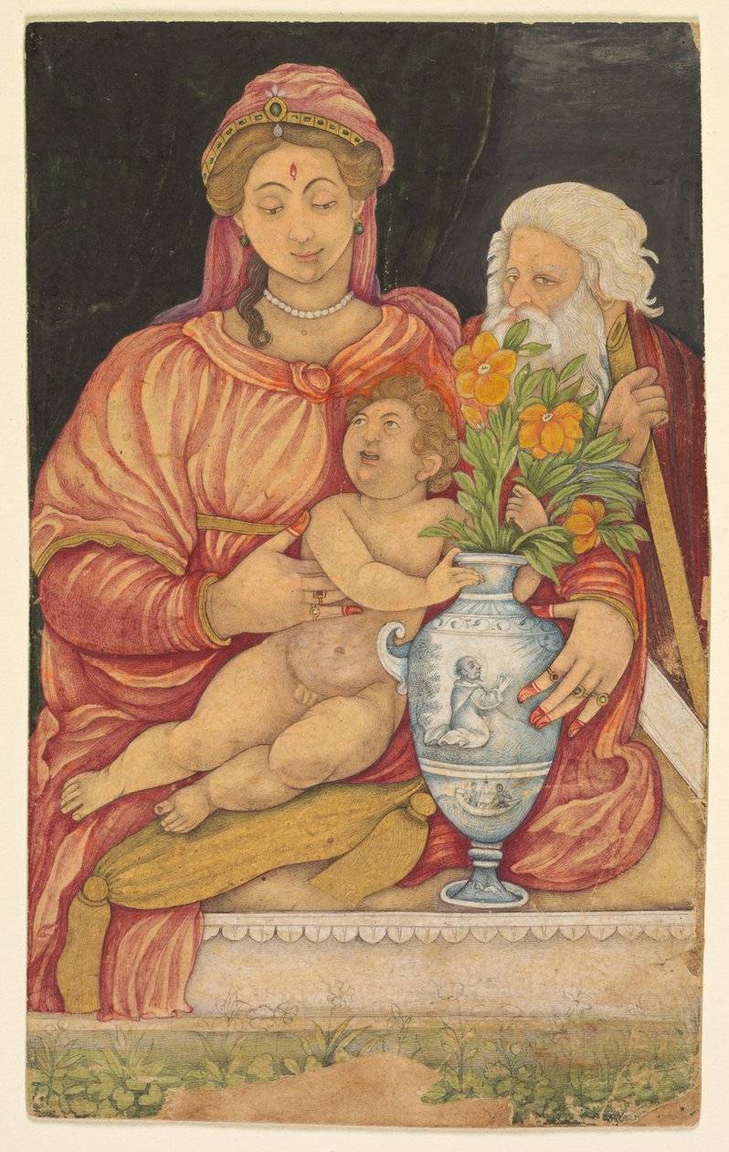 द होली फैमिली, सी। 1620। द्वारा अज्ञात