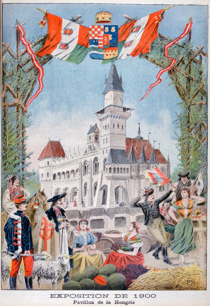 1900, पेरिस, 1900 की सार्वभौमिक प्रदर्शनी में हंगेरियन पवेलियन द्वारा अज्ञात