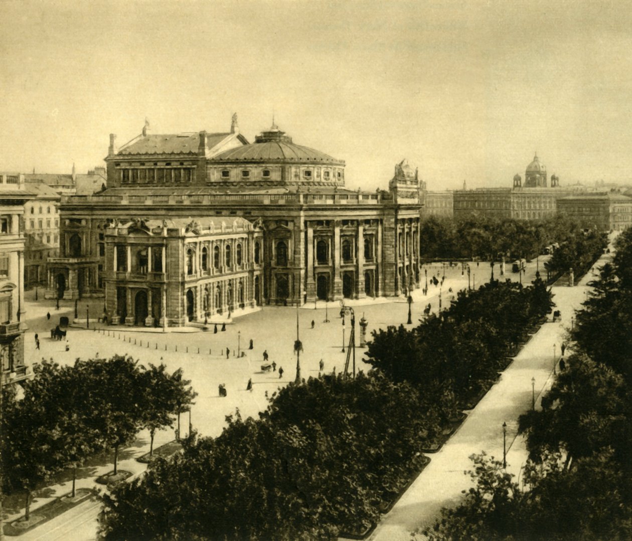 इंपीरियल कोर्ट थिएटर, वियना, ऑस्ट्रिया, c1935। द्वारा अज्ञात