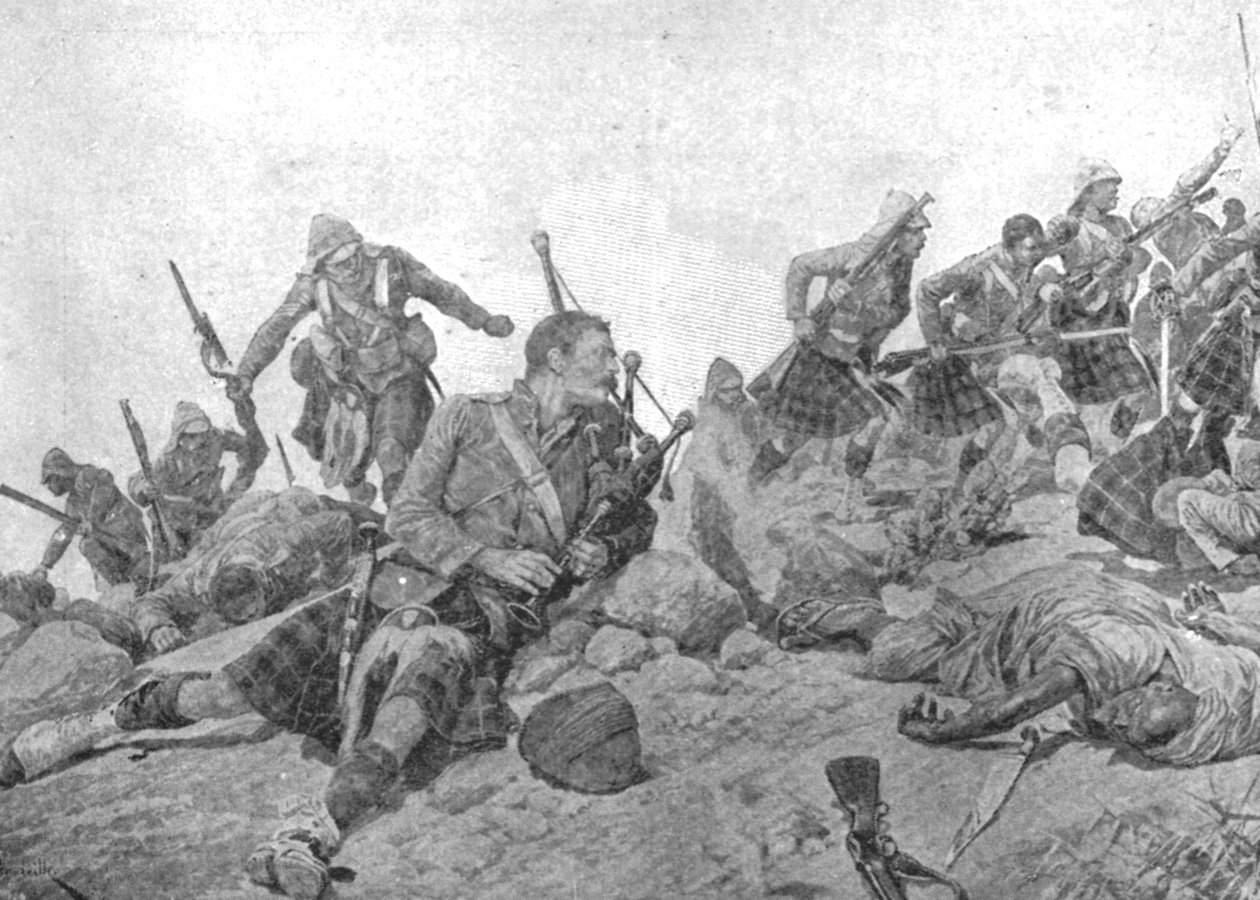 द इंडियन फ्रंटियर वॉर, 1897: गॉर्डन हाइलैंडर्स द्वारा दार्गई रिज का तूफान, अक्टूबर द्वारा अज्ञात