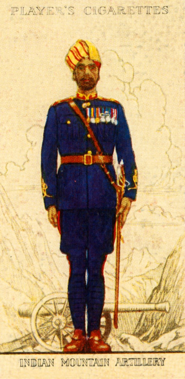 द इंडियन माउंटेन आर्टिलरी, 1936। द्वारा अज्ञात