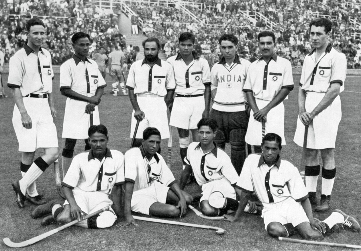 भारतीय हॉकी टीम, स्वर्ण पदक विजेता, बर्लिन ओलंपिक, 1936 द्वारा अज्ञात
