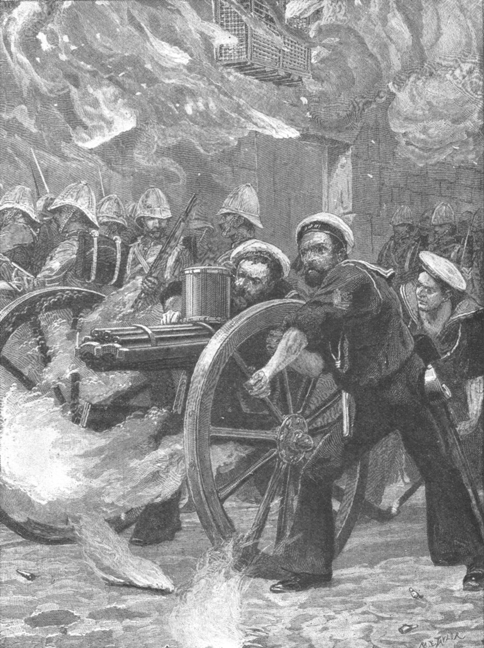 अरबी पाशा के तहत विद्रोह, 1882: द ब्लूजैकेट ने सड़कों को साफ किया ..., 1901। द्वारा अज्ञात