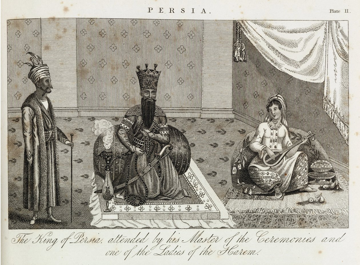 फारस के राजा, सी 1810-1829 द्वारा अज्ञात