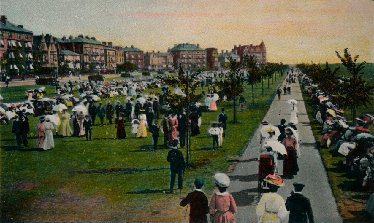 द लेडीज़ माइल, साउथसी, c1905 द्वारा अज्ञात