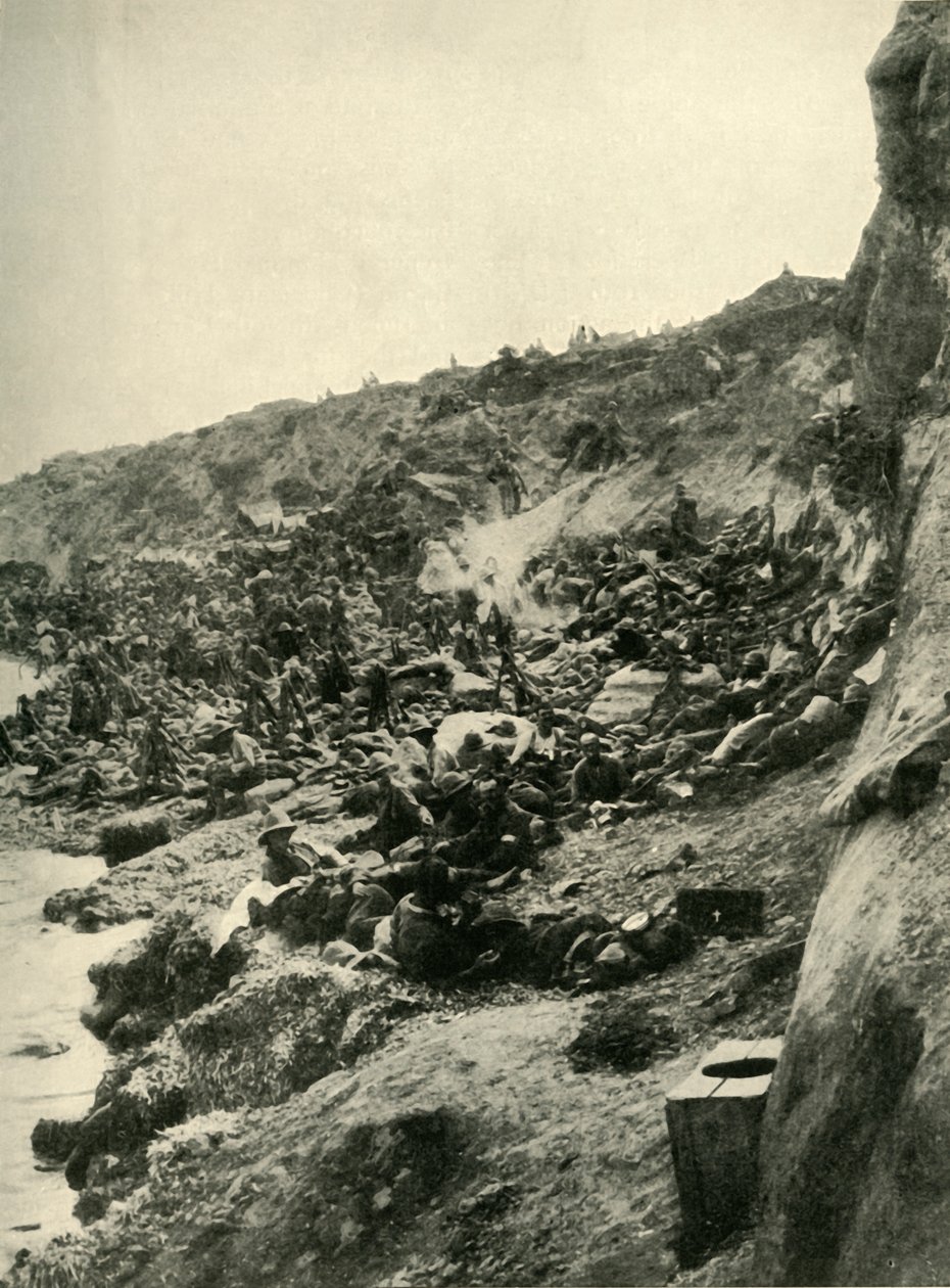 सुवला खाड़ी, गैलिपोली प्रायद्वीप, प्रथम विश्व युद्ध, 1915, c1920 पर लैंडिंग। द्वारा अज्ञात