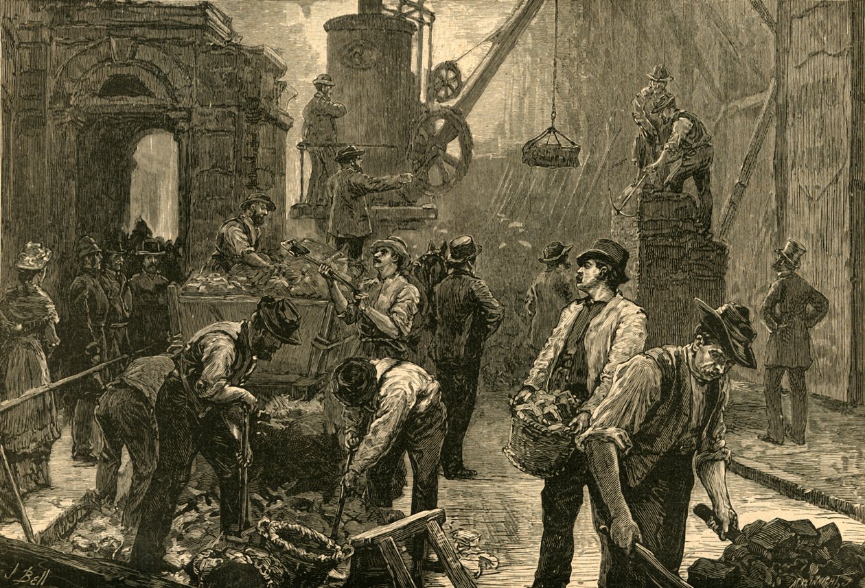 द लास्ट ऑफ टेंपल बार, 1877, 1897। द्वारा अज्ञात