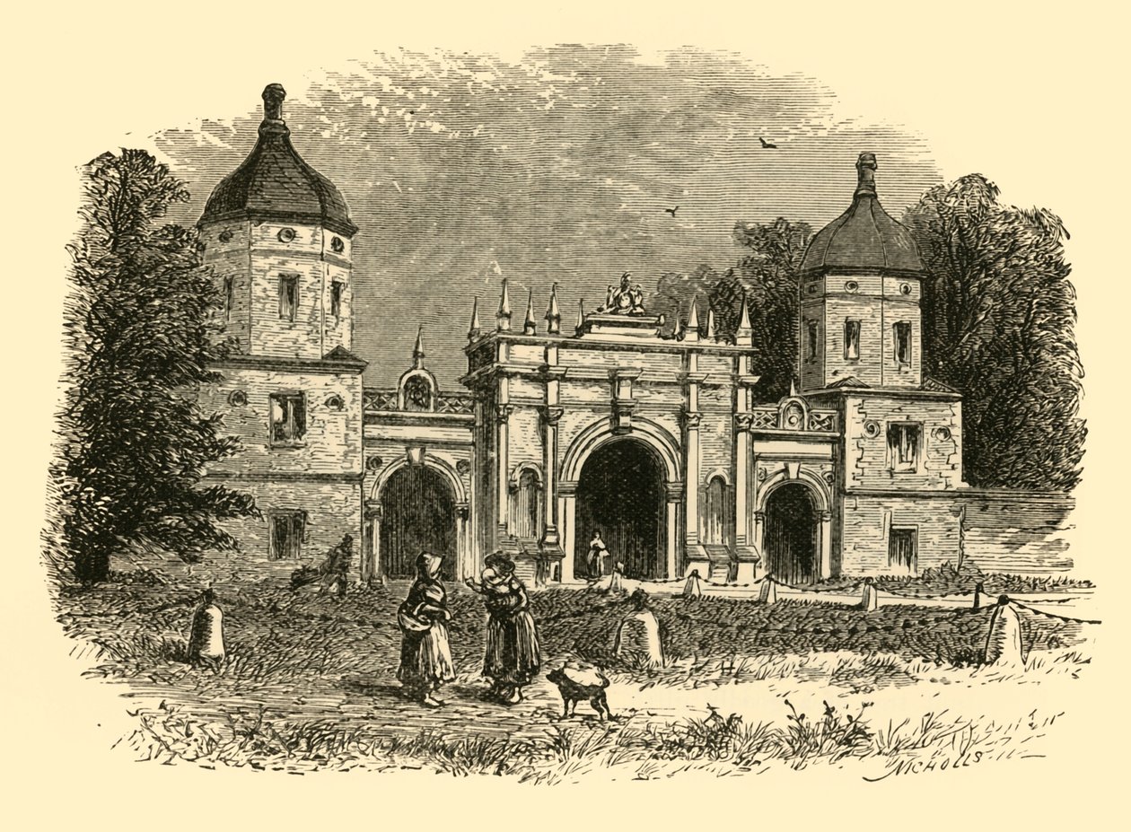 लॉज, बर्गली पार्क, 1898। द्वारा अज्ञात