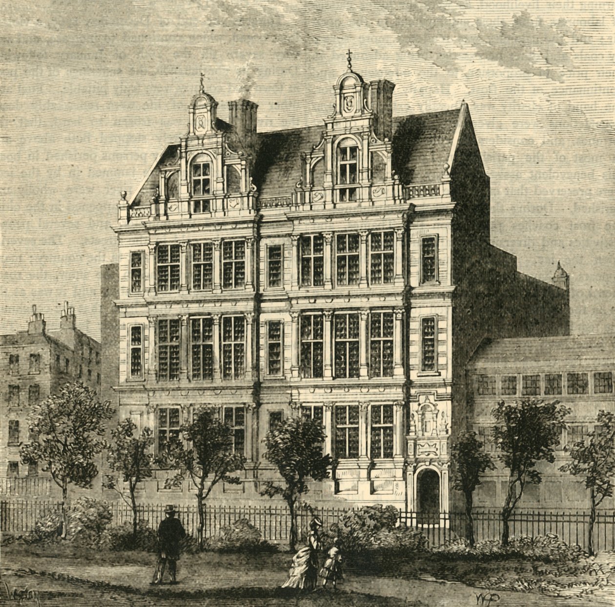 लंदन स्कूल बोर्ड कार्यालय, 1881। द्वारा अज्ञात