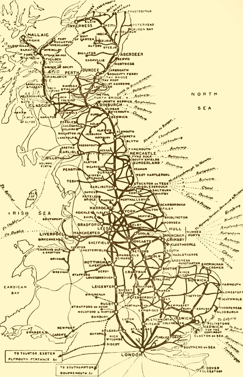 द लंदन एंड नॉर्थ ईस्टर्न रेलवे, 1930। द्वारा अज्ञात
