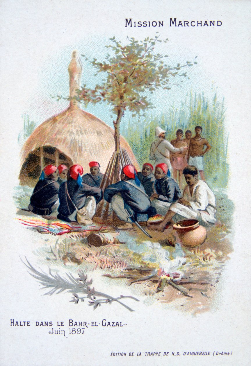 द मारचंद अभियान: बहर-ए-गजल, सूडान, जून 1897 में आराम करना द्वारा अज्ञात