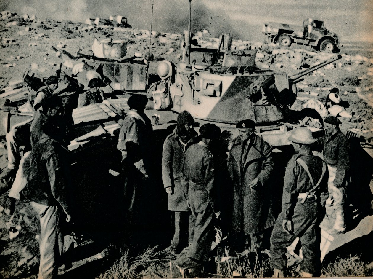 एल डूडा में बैठक। 26 नवंबर को टोब्रुक गैरीसन ने एल डूडा, 1941 1944 को लिया द्वारा अज्ञात