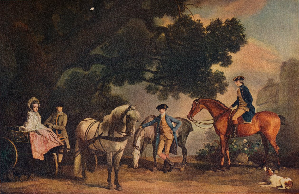द मिल्बेके एंड मेलबोर्न फैमिलीज, c1796, 1929 द्वारा अज्ञात