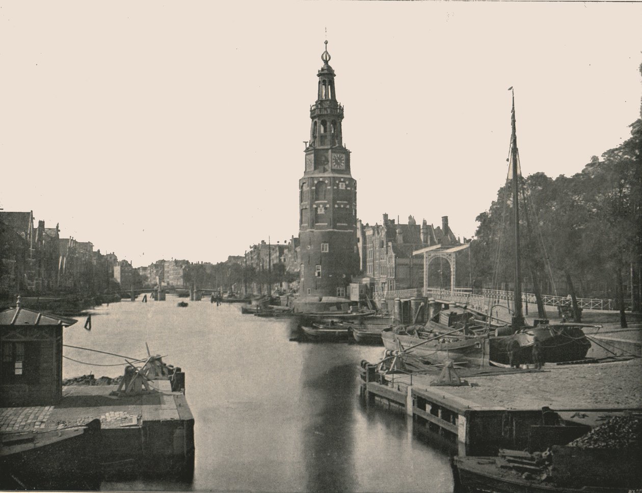 द मॉन्टेलबैनस्टोरेन, एम्स्टर्डम, नीदरलैंड, 1895। द्वारा अज्ञात