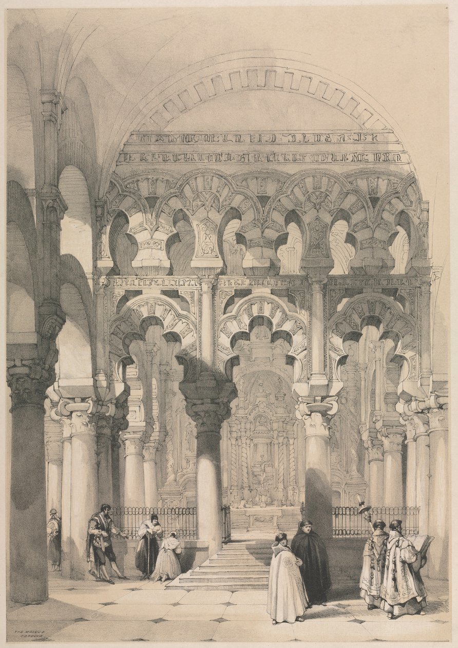 मस्जिद, कोर्डोवा, 1800s। द्वारा अज्ञात