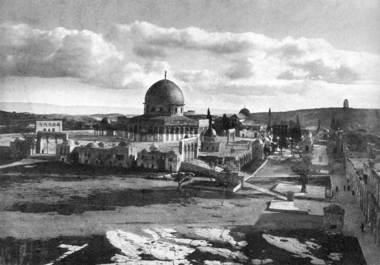 प्राचीन मंदिर, बेथलहम, इज़राइल, 1926 के स्थल पर उमर की मस्जिद द्वारा अज्ञात
