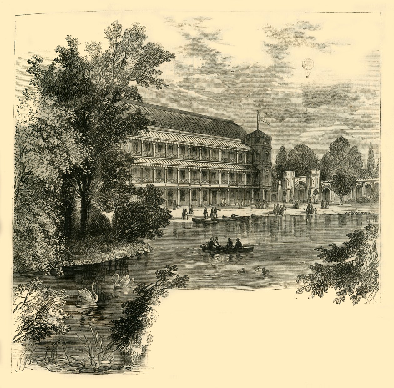 द संगीत हॉल, सरे गार्डन, c1878। द्वारा अज्ञात