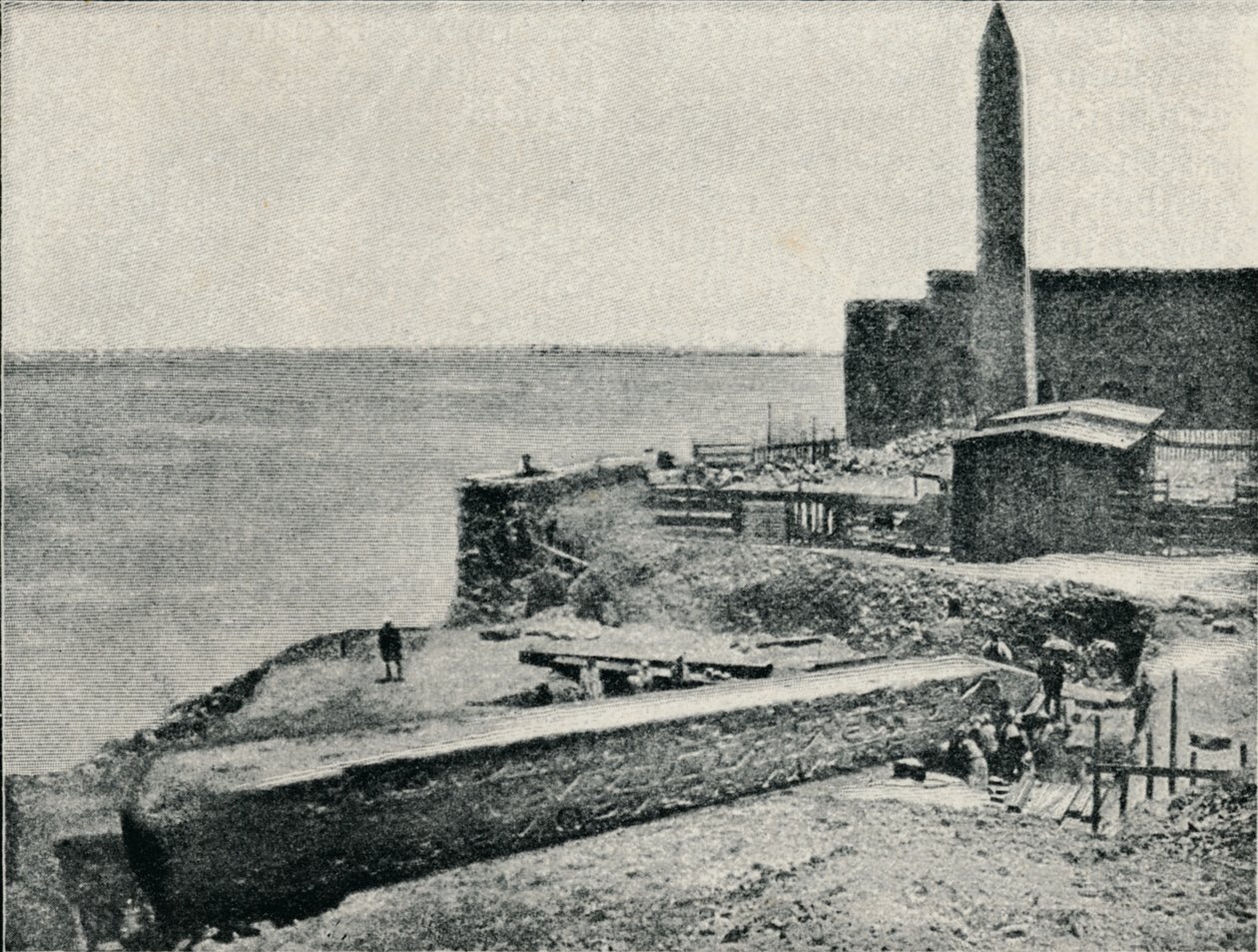 1877, 1910 में एलेक्जेंड्रिया में गिरते ही नीडल द्वारा अज्ञात