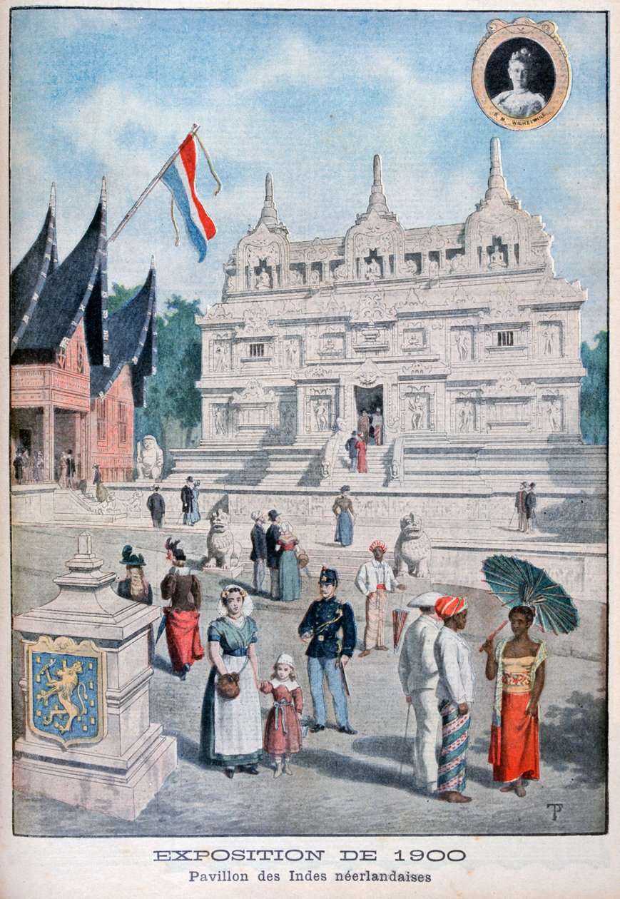 1900, पेरिस, 1900 की यूनिवर्सल प्रदर्शनी में नीदरलैंड्स इंडीज पैवेलियन द्वारा अज्ञात