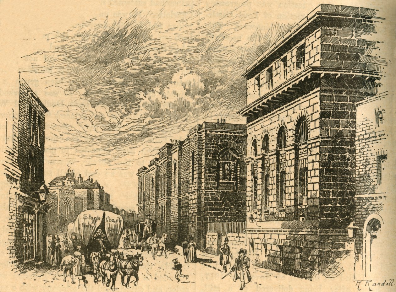 द ओल्ड बेली, लंदन, 19 वीं सदी की शुरुआत में c1890 था। द्वारा अज्ञात