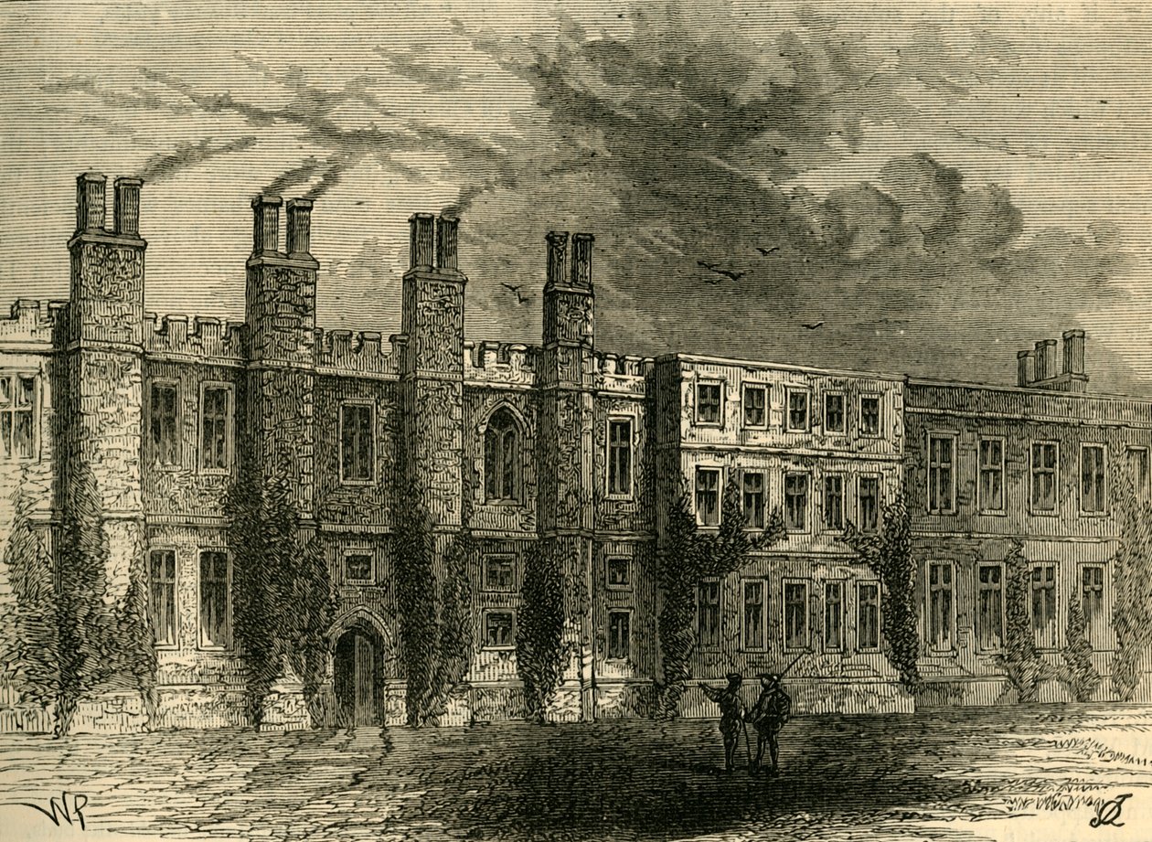 द ओल्ड चेल्सी मैनर हाउस, c1876। द्वारा अज्ञात